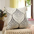 Artisanal Embroidered Cushion Cover with Tassels — handcrafted by skilled Indian artisans | ALORAA