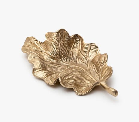 Handmade Gold Leaf Jewellery Trinket Dish — styled and in use | ALORAA