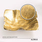 Handmade Matte Gold or Silver Jewellery Bowl