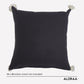 Artisanal Embroidered Cushion Cover with Tassels