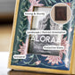 Handcrafted Floral Persian-inspired Photo Frame with Rustic Gold Finish