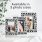 Floral Mother of Pearl Horn work Inspired Photo Frame
