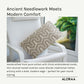 Dori Embroidered Cushion Cover — handcrafted Indian gift | ALORAA