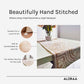 Floral Embroidered Table Runner with Tassels — styled and in use | ALORAA