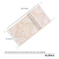 Floral Embroidered Table Runner with Tassels — dimensions and size guide | ALORAA