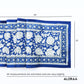Floral Hand Block Printed Table Runner — dimensions and size guide | ALORAA