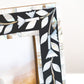 Floral Mother of Pearl Photo Frame — close-up of handcrafted detail | ALORAA