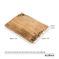 Golden Hand Carved Rustic Chopping Board — dimensions and size guide | ALORAA