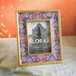 Persian-inspired photo frame in blue and red decorative pattern with rustic gold border - handcrafted in India | ALORAA