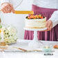 Handmade Gold Finished Cake Servers Set of 2 — dimensions and size guide | ALORAA