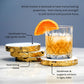 Handmade Marble Coasters Set of 4 — close-up of handcrafted detail | ALORAA