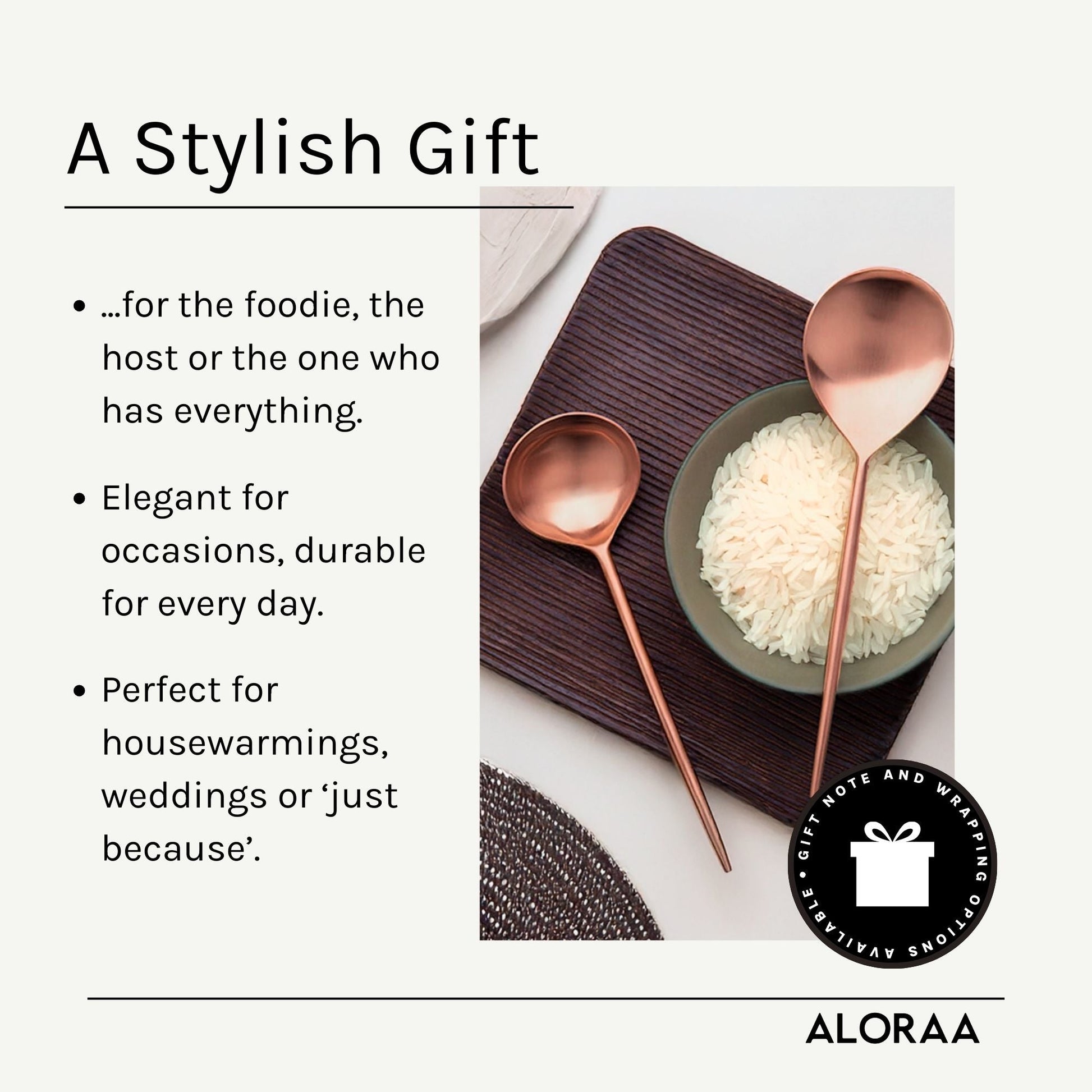 Handmade Stainless Steel Servers Set of 2 — dimensions and size guide | ALORAA