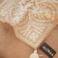 Floral Embroidered Table Runner with Tassels