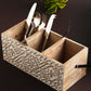 Hand Carved Decorative Stand with Handle