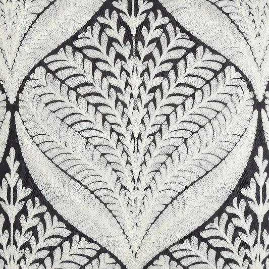 Artisanal Embroidered Cushion Cover with Tassels — close-up of handcrafted embroidery detail | ALORAA