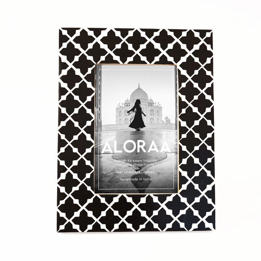 Artisanal Seengh Ka Kaam Inspired Photo Frame — handcrafted Indian gift | ALORAA