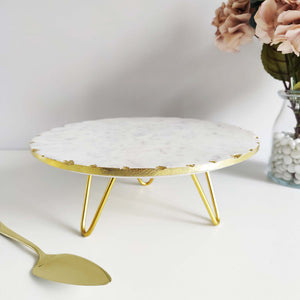 Handmade Marble Cake Stand — handcrafted by skilled Indian artisans | ALORAA